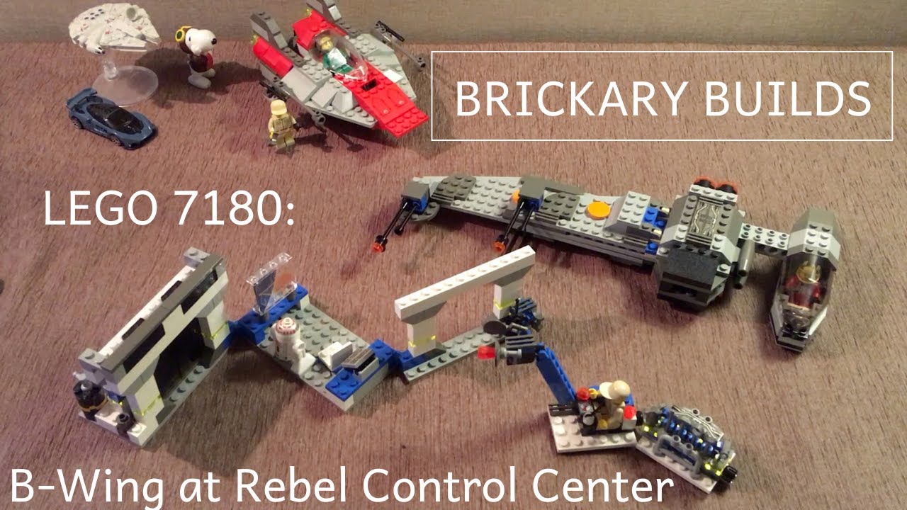 Speed Build of LEGO Star Wars Set 7180: B-Wing at Rebel Control Center