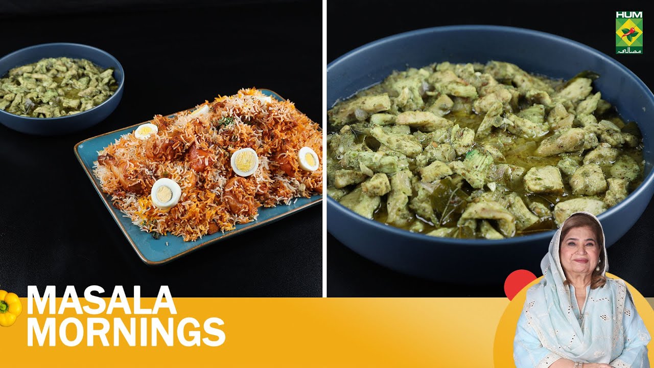 Chicken with a Twist & Nawabi Chicken Biryani | Shireen Anwar | Masala Mornings | 31 Oct 2025