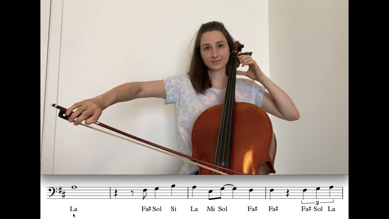 Ce rêve bleu - Aladdin (Solfège) cours de violoncelle