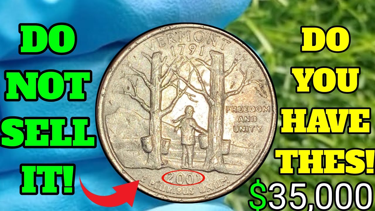 2001-P Vermont State Quarter Worth $35,000? The Truth About This Rare Coin!