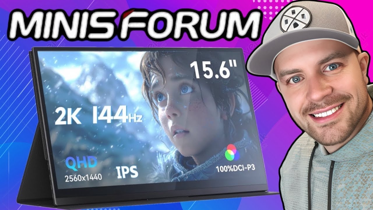 MinisForum Has Released A Portable Touchscreen Gaming Monitor