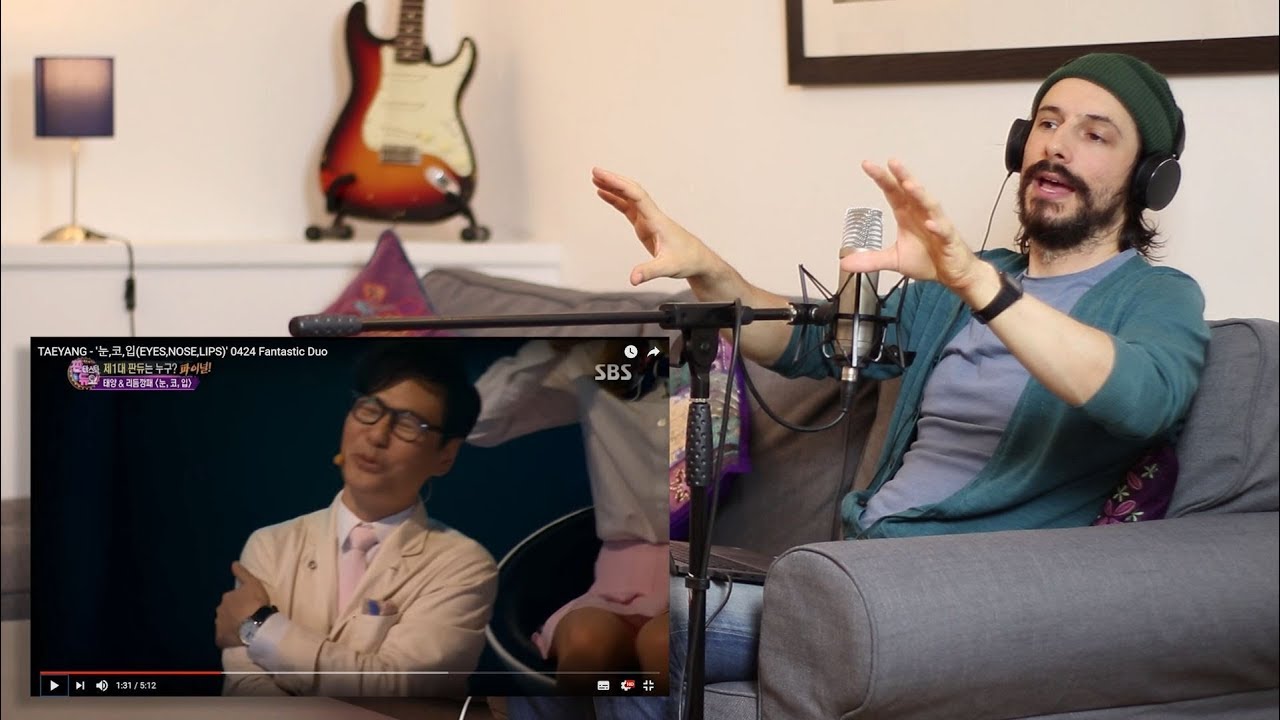 Voice Teacher Reacts - TAEYANG 눈,코,입 (Eyes, Nose, Lips)