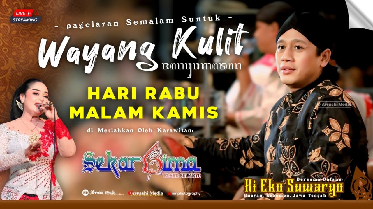 Pagelaran Wayang Kulit Malam Ini 11 FEBRUARI 2026 Dalang Ki Eko Suwaryo - Sekarbima