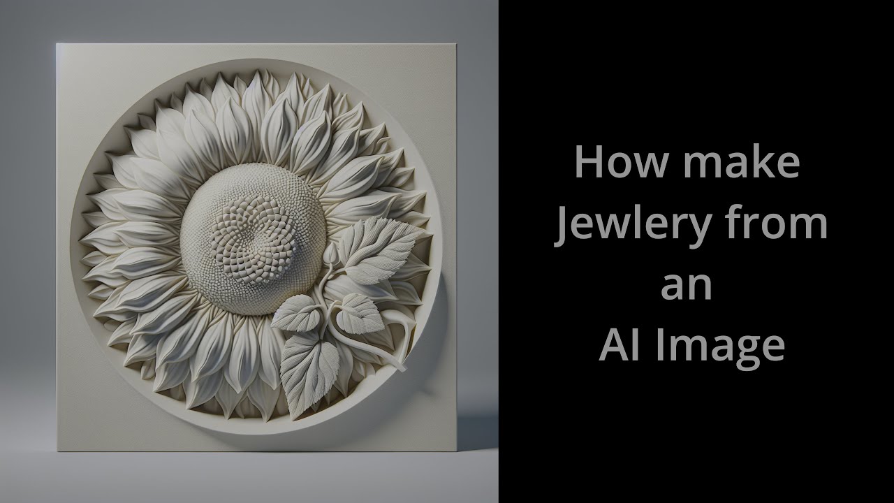 Casting Jewlery from an AI Image in a 3D Printed Mold