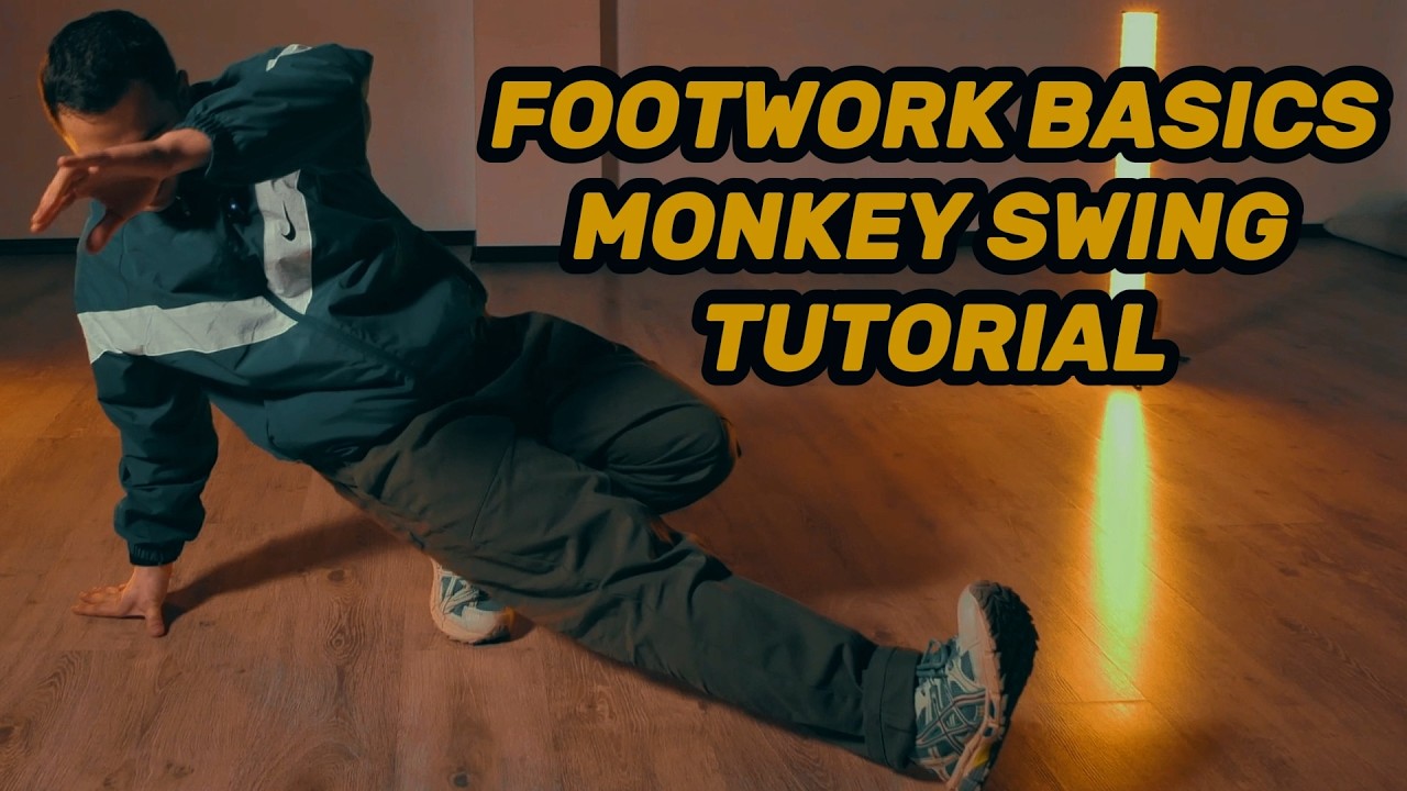 Monkey Swing в брейкдансе: базовое footwork для начинающих | Breakdance Tutorial