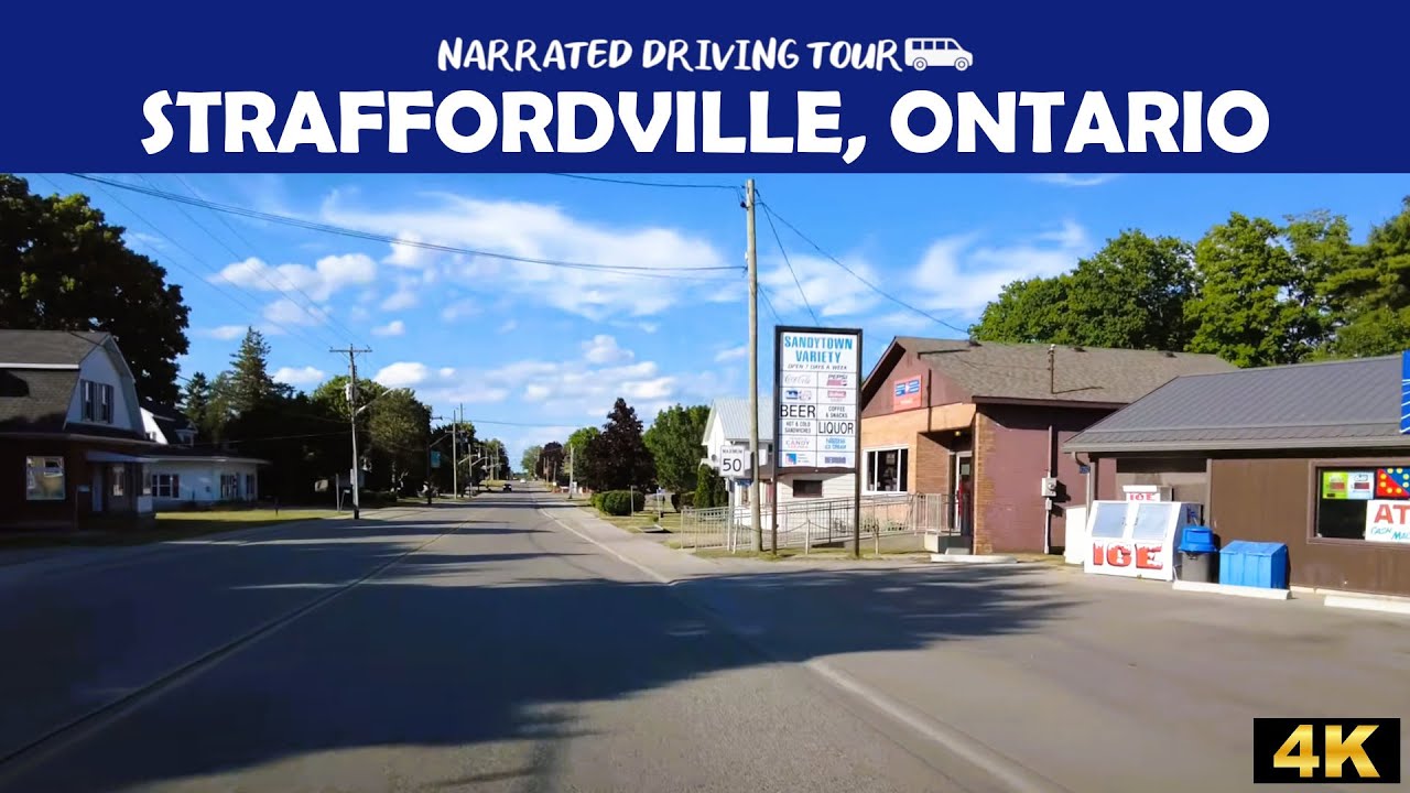 🛣️ Straffordville, Ontario 🚘 4K Drive