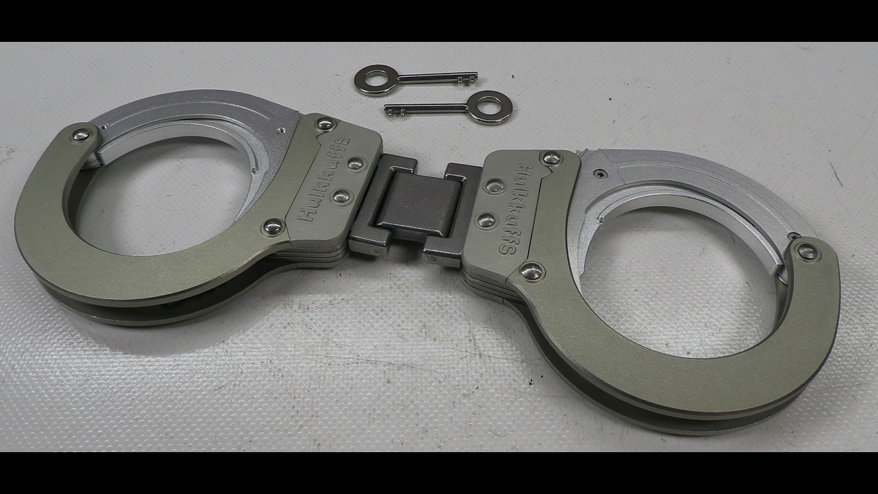 Hulkkuffs A1 Aviation Aluminium Scharnier Handschellen Kanada Canadian Handcuffs Esposas New Patent