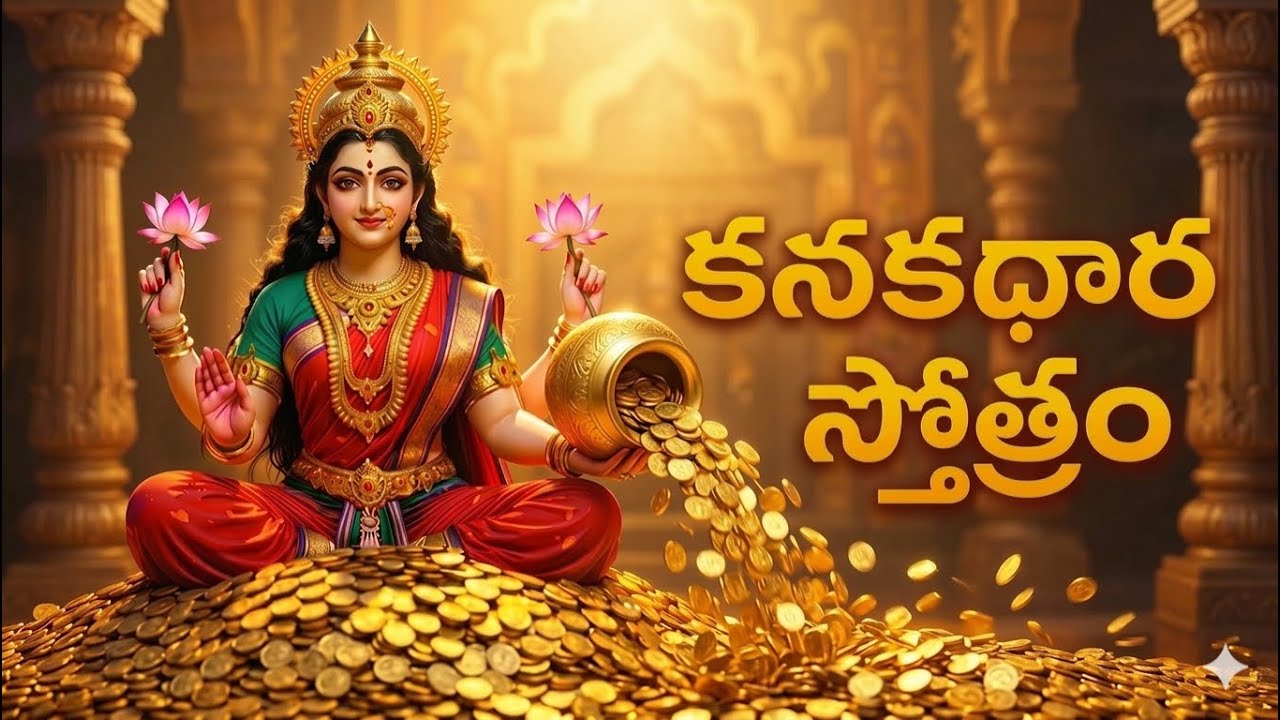 కనకధార స్తోత్రం – Lakshmi Devi Kataksham – Dhana Yogam | Kanakadara Stotram