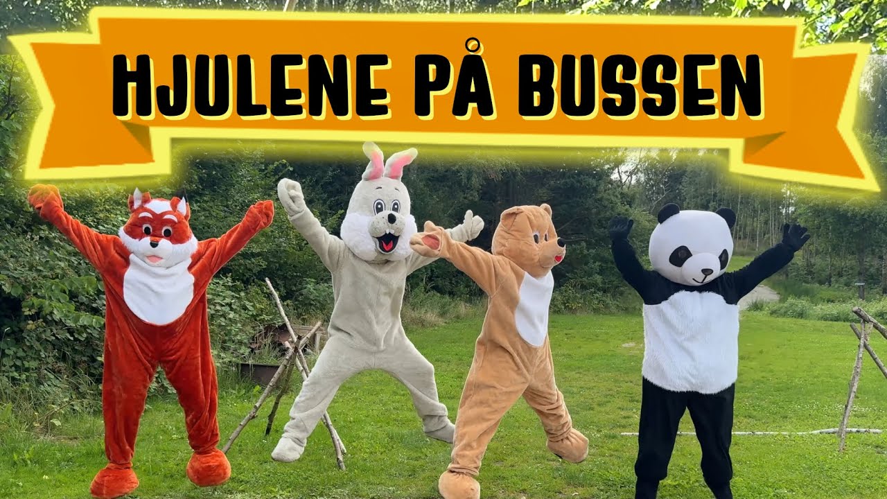 Hjulene P&aring; Bussen | Magiske Dyrevenner (sang, dans og fagter)