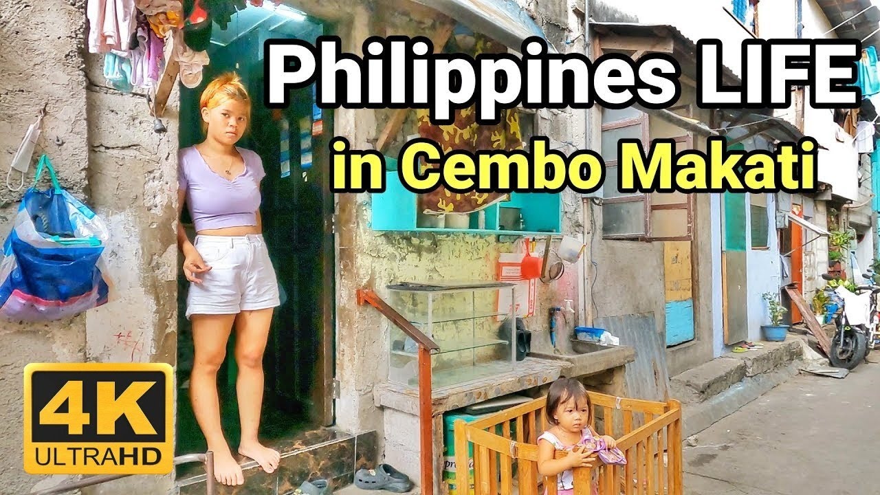 THE REAL LIFE SCENES in CEMBO | EXTREME WALK at Narrow Alley Residence in Cembo Makati [4K] 🇵🇭