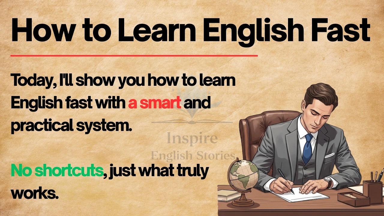How to Learn English Fast and Speak Confidently | Graded Reader | Improve Your English