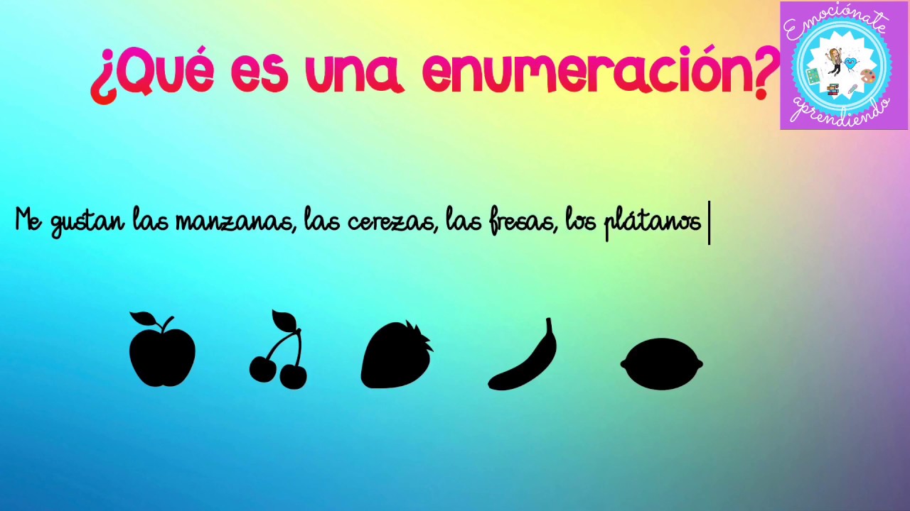 Coma y enumeración
