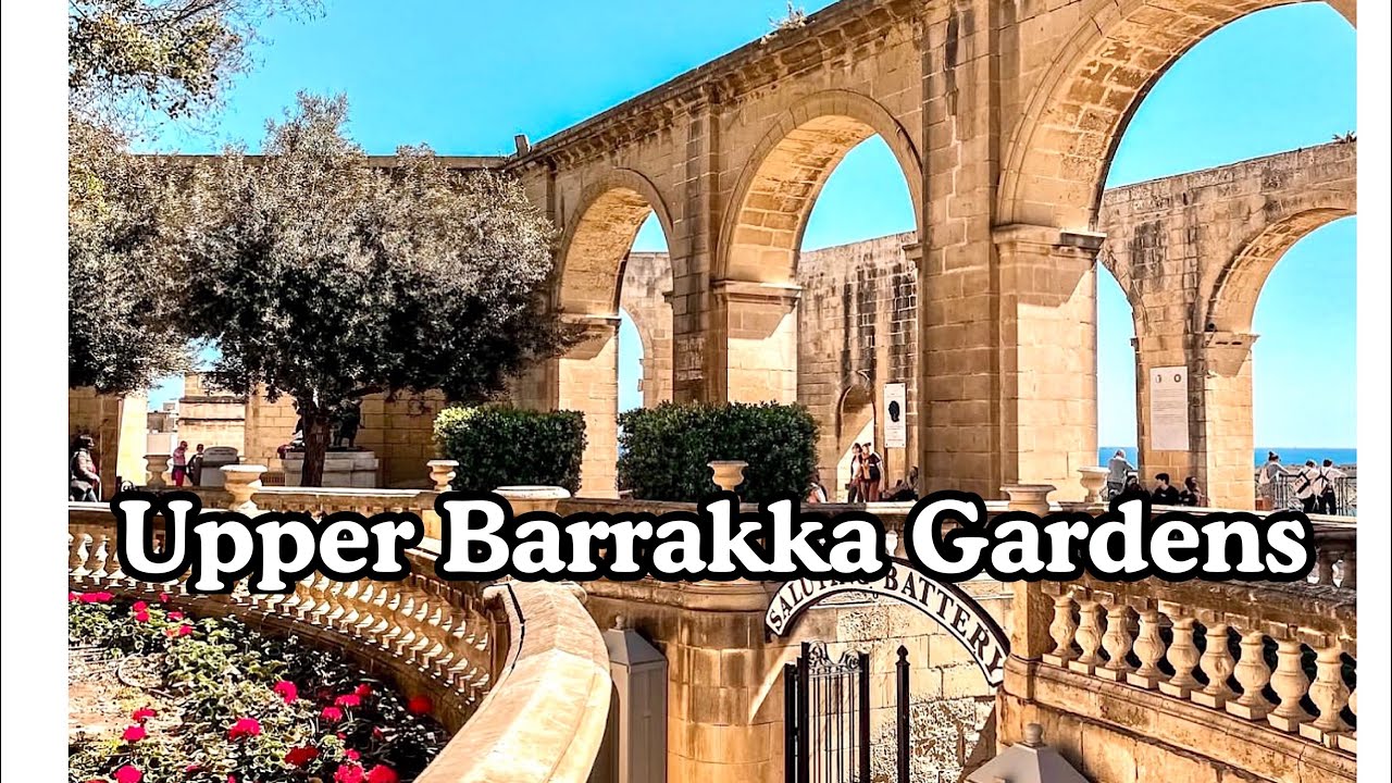 UPPER BARRAKKA GARDENS VALLETTA MALTA 2024