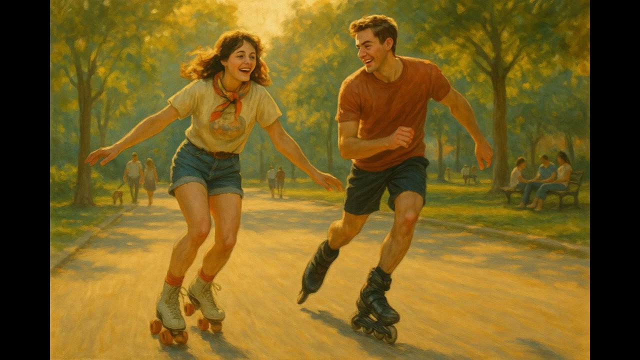 🎵 Roller Skates & Blades: Fun Skating Love Anthem | AI by Colten