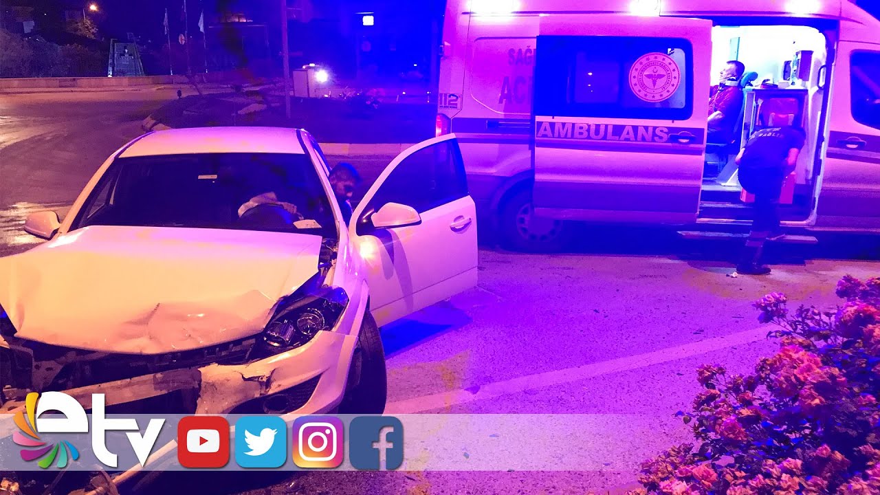 EDİRNE’DE TRAFİK KAZASI: 2 YARALI