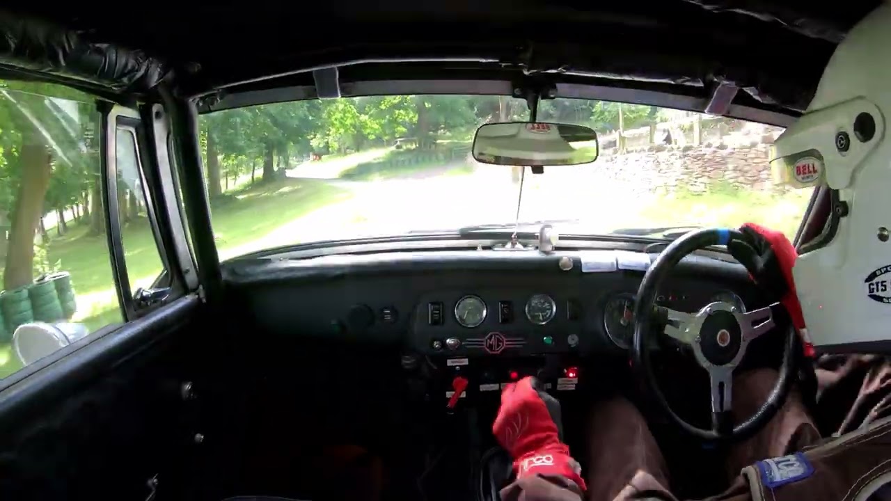 Prescott Hillclimb MG Midget 1500 onboard - July 24
