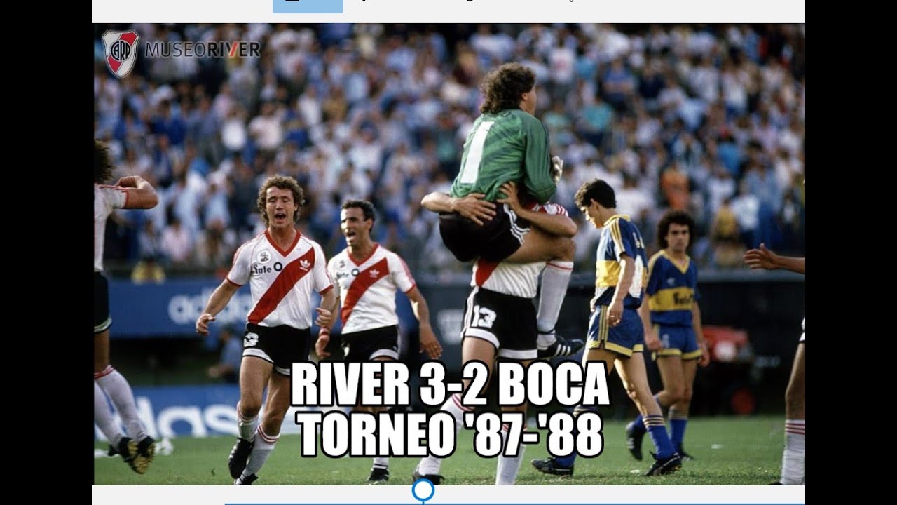 RIVER 3-2 BOCA / PRIMERA DIVISIÓN 87-88 / HIGHLIGHTS