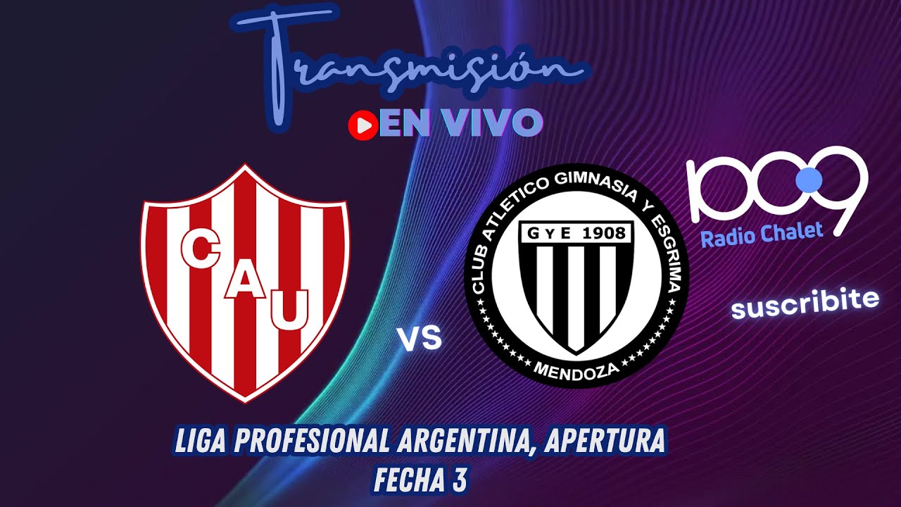 UNION  de  SANTA FE vs GIMNASIA de MENDOZA en VIVO y DIRECTO