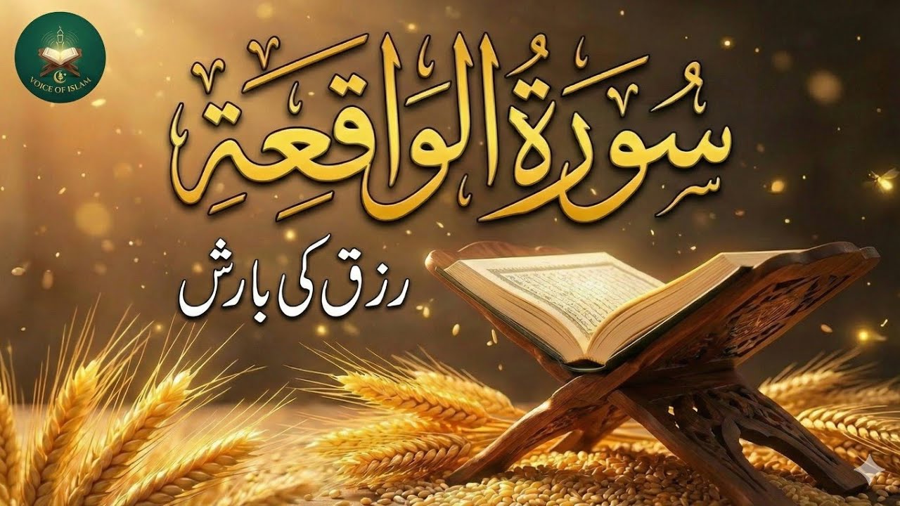 Surah Waqiah Full سورۃ الواقعۃ | Surah Waqiah l | Rizq | 