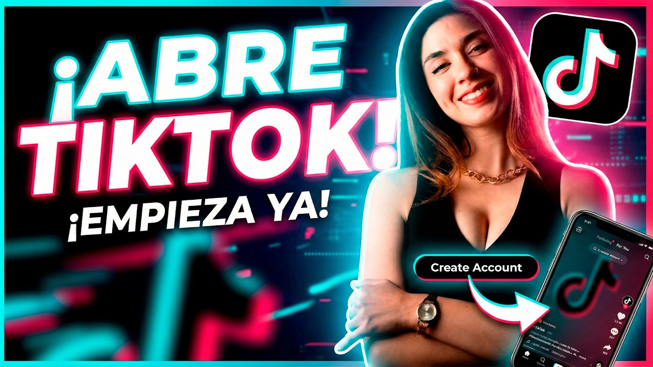 Como Crear Tu Primera Cuenta de TikTok con Cami Vergara
