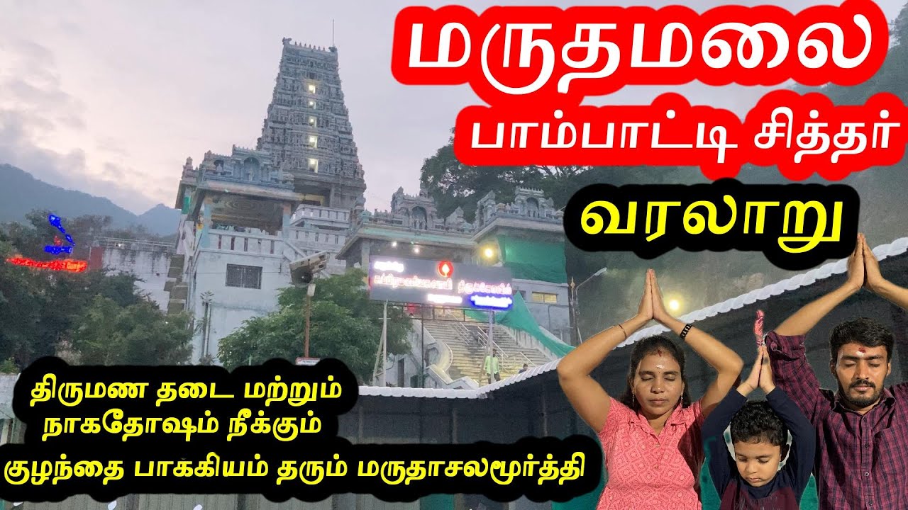 மருதமலை | பாம்பாட்டி சித்தர் | Maruthamalai | மன அமைதி தரும் மருதமலை முருகன்