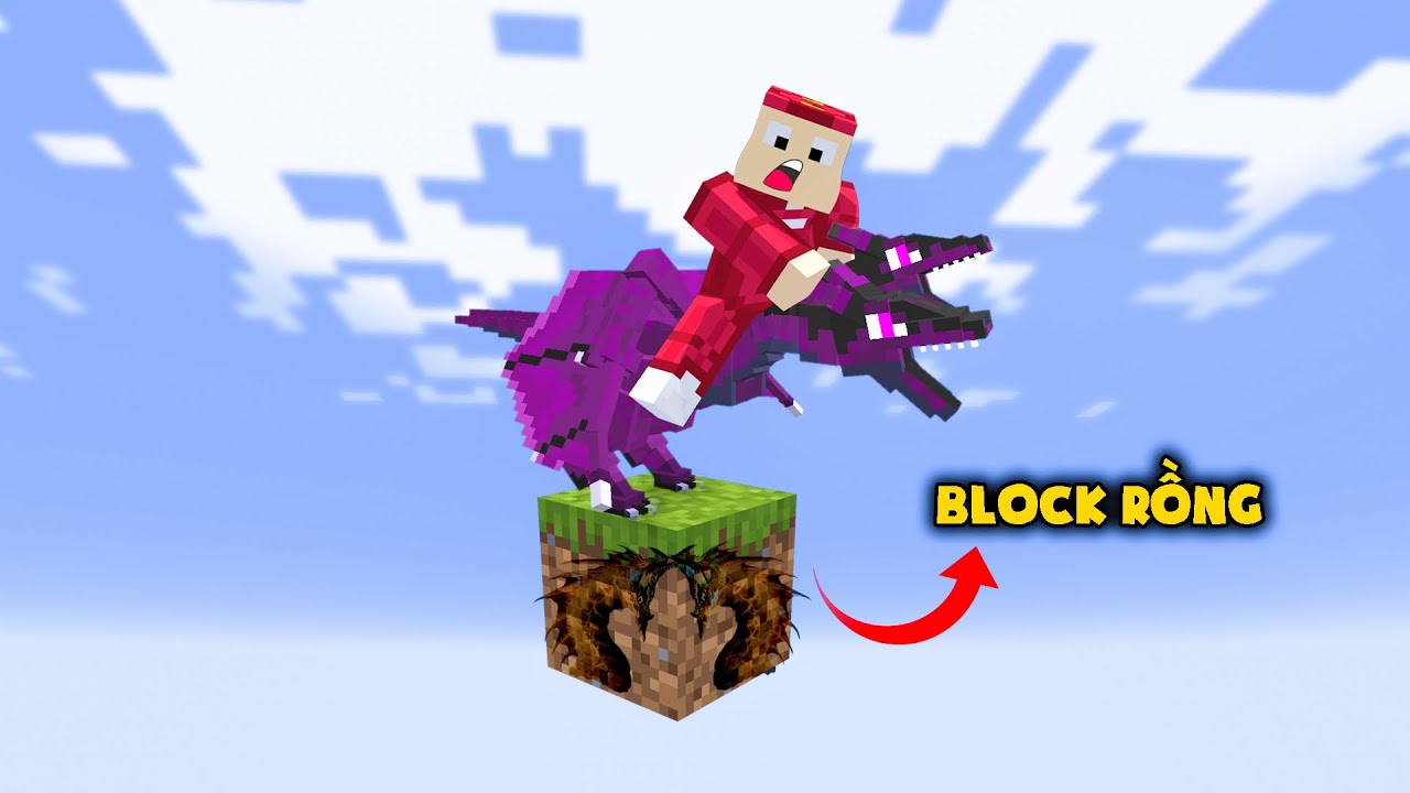 Minecraft Nhưng Sinh Tồn Trên 1 Block Rồng