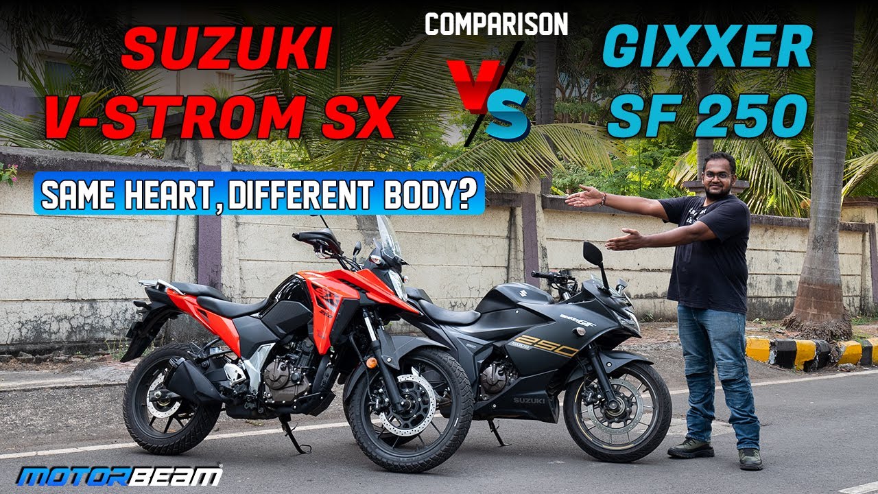 Suzuki V-Strom SX против Gixxer SF 250 — в чём разница? | MotorBeam