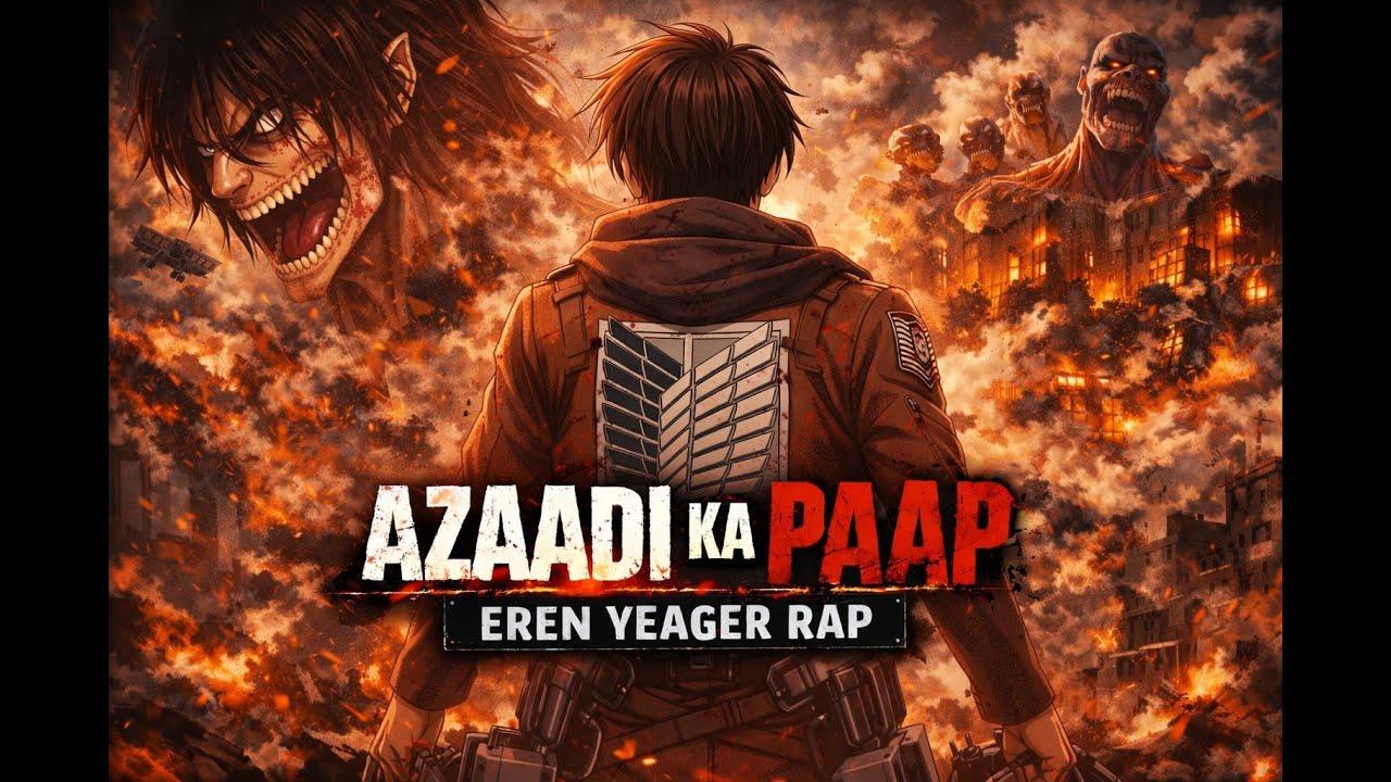 AZAADI KA PAAP | EREN YEAGER RAP | ATTACK ON TITAN AMV - Anti-Material