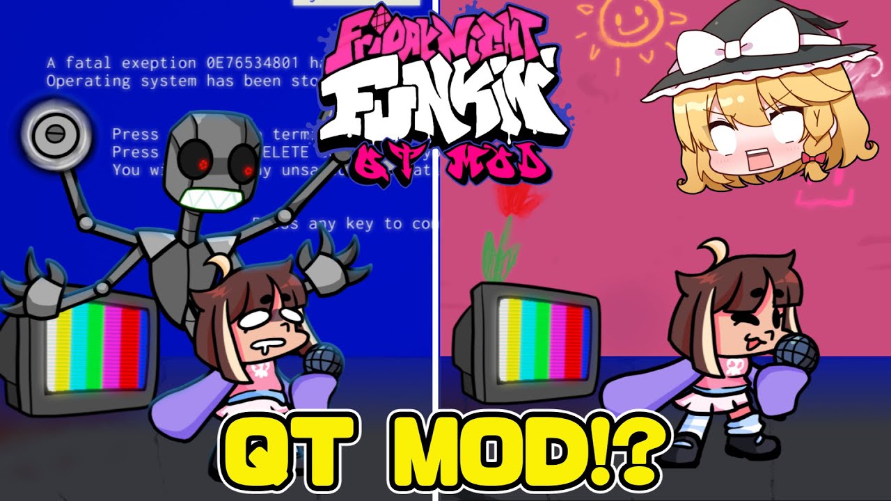 【FNF】可愛い女の子かと思いきや鬼畜過ぎて有名なロボと戦う音ゲー！？【ゆっくり実況】【日本語翻訳】