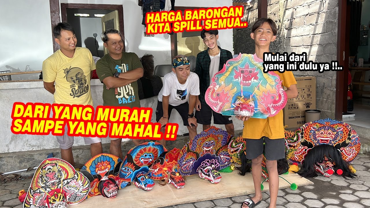Spil semua harga barongan di Edy Gallery !! TERNYATA BANYAK MACAMNYA GAES