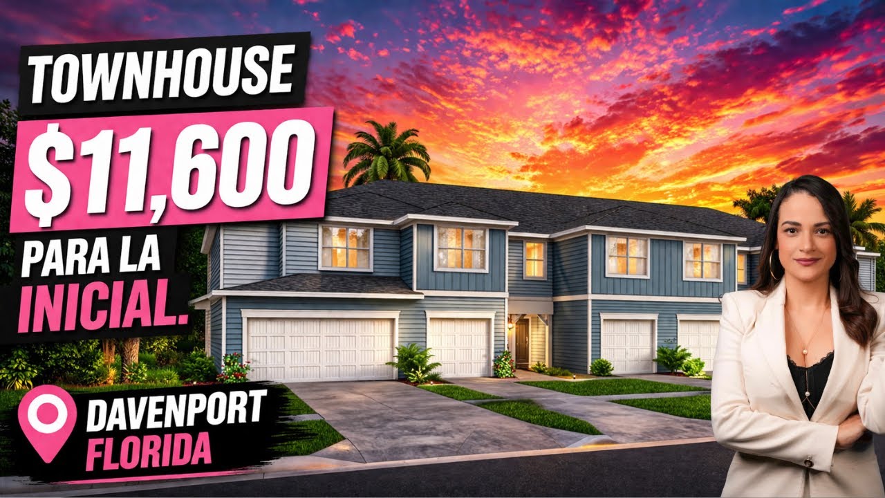 🏡 Townhouses Nuevos en Davenport | Incentivos hasta $20,000 + Ubicación Estratégica 🚗✨ 🏡