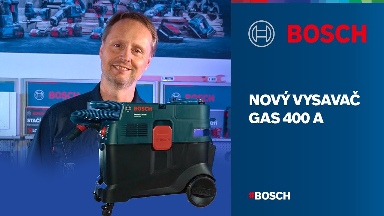 Školení s Bosch Professional: NOVÝ VYSAVAČ  GAS 400 A