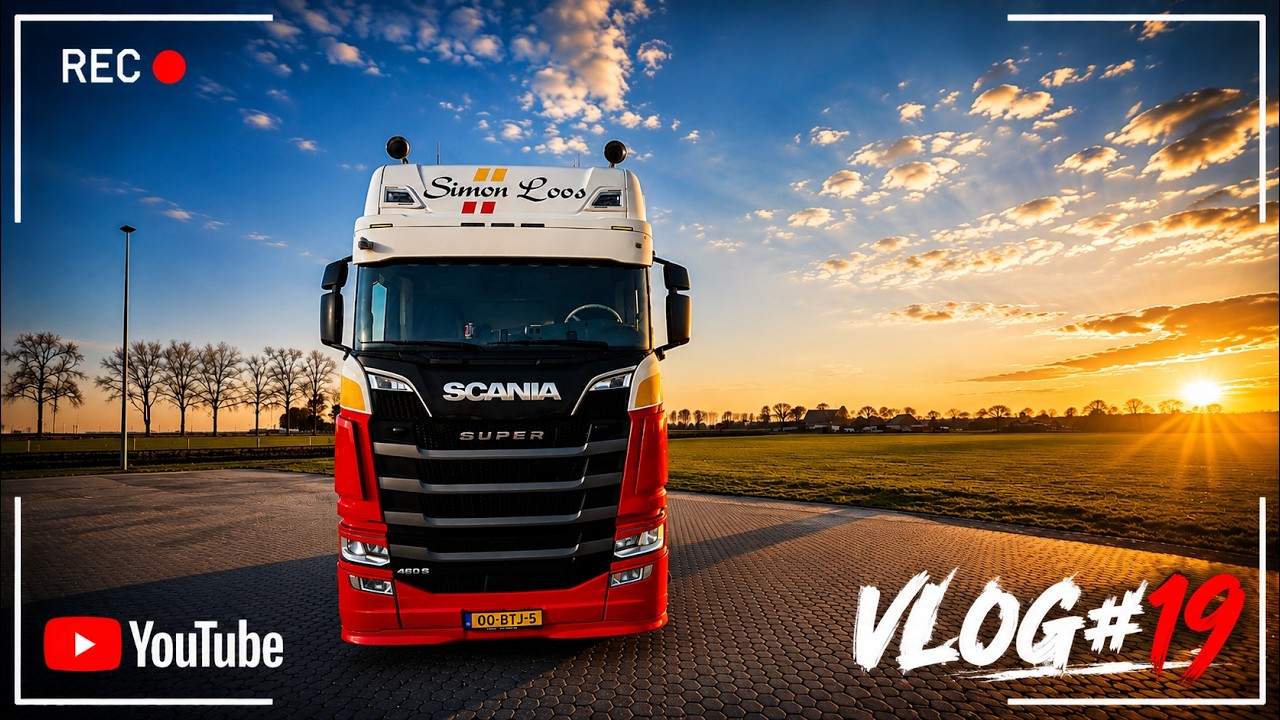 DIT ZIJN DE MOOIE RITTEN BIJ SIMON LOOS | MET DE SCANIA 460S🚛#vlog19