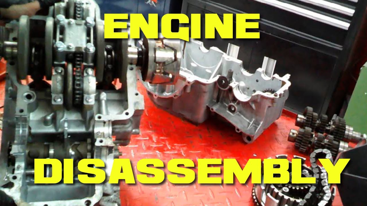 ENGINE DISASSEMBLY  KZ400 Build EP7