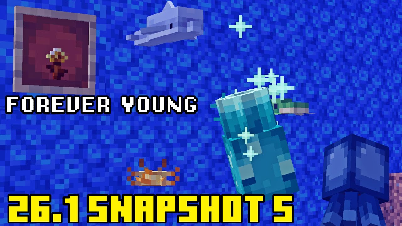 Minecraft 26.1 Snapshot 5 GOLDEN DANDELION & MORE BABY MOBS