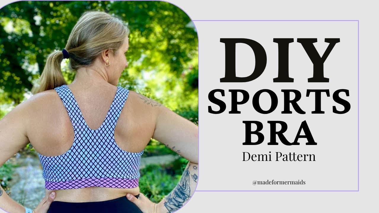 DIY Sports Bra with the Demi pattern