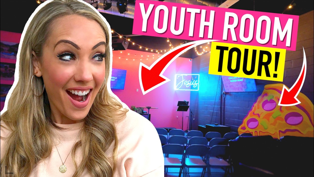 Church Youth Ministry Room Set Up & Decorating Ideas - Remodeled Youth Room Tour!