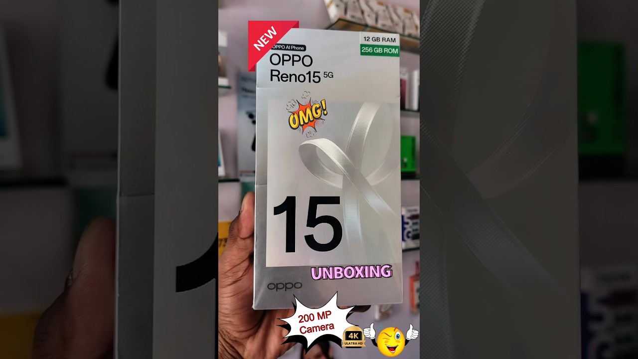 Oppo Reno 15 5G Unboxing Review Camera Test Battery 