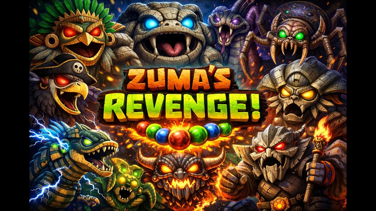Zuma's Revenge All bosses in order
