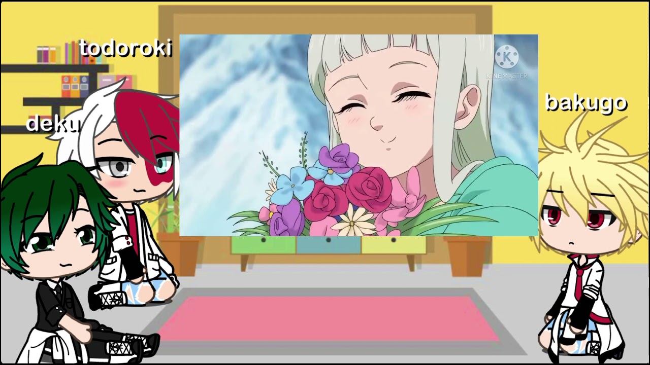 Bnha reacciona a las maldiciones de Elizabet y meliodas