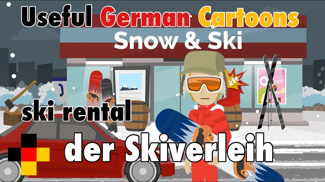 Learn Useful German: the ski rental - der Skiverleih