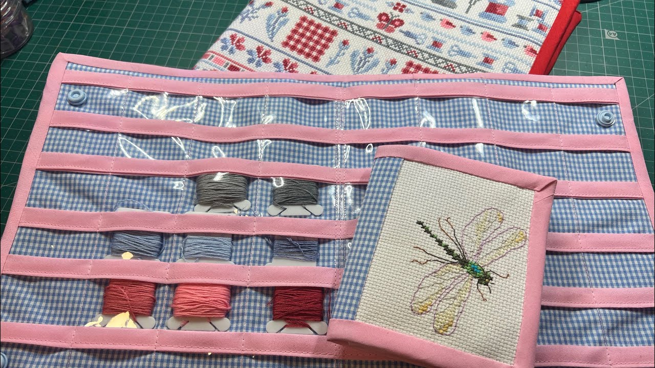 Cose-conmigo organizador de hilos y mini costurero🧚‍♀️#crosstitch #costuracriativa