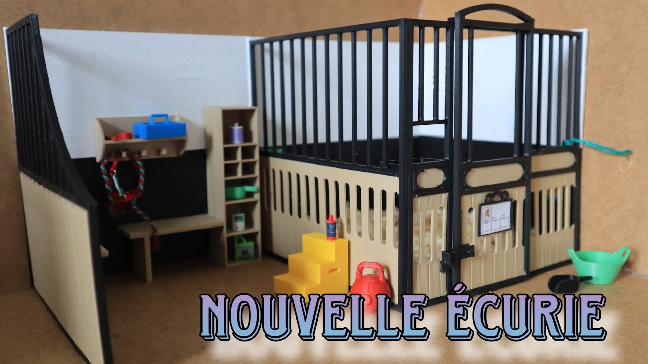 [Tuto/Construction] Fabriquer une écurie réaliste pour chevaux Schleich