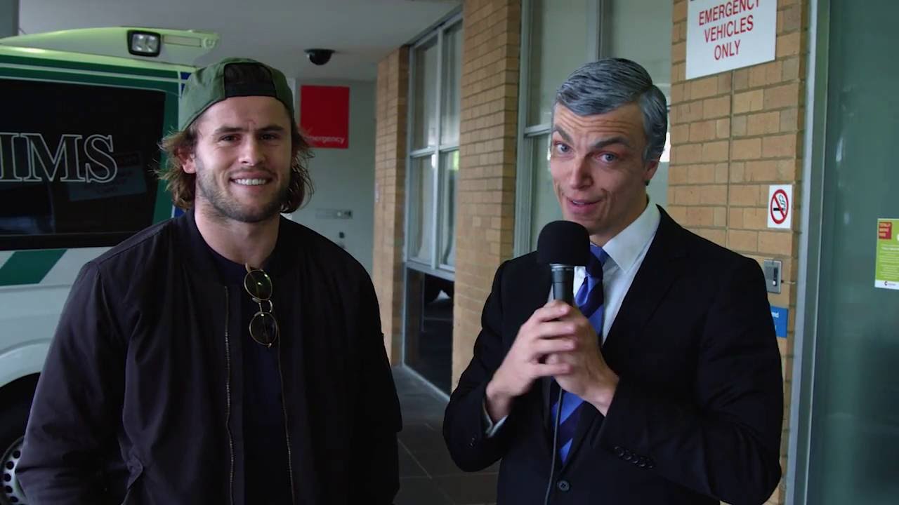 Bruce McAvaney live exclusive with Maverick Weller