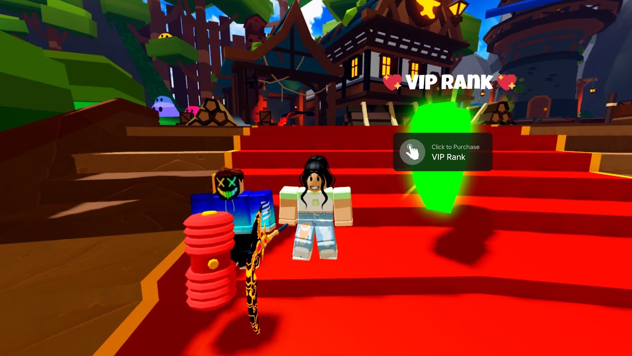 Playing Roblox bed wars with my little brother!