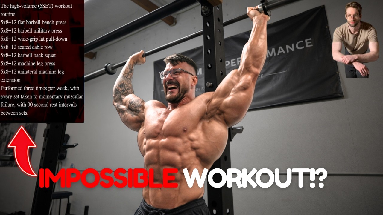 Exercise Science EXPOSED - I tried an insane training protocol myself to see if it was possible