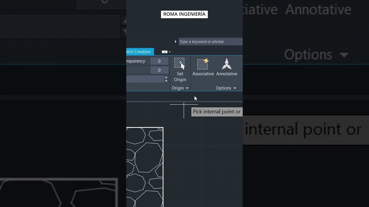HATCH ASSOCIATIVE #autocad #autocadtips #autocadtutorial