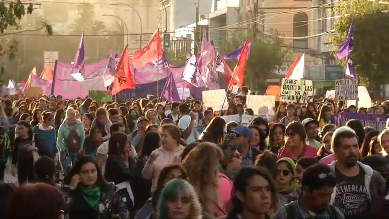 La marcha feminista que se inscribe en la historia