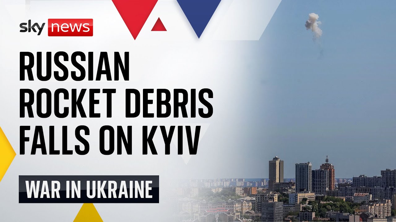 Ukraine War: Russian rocket fragments fall on Kyiv