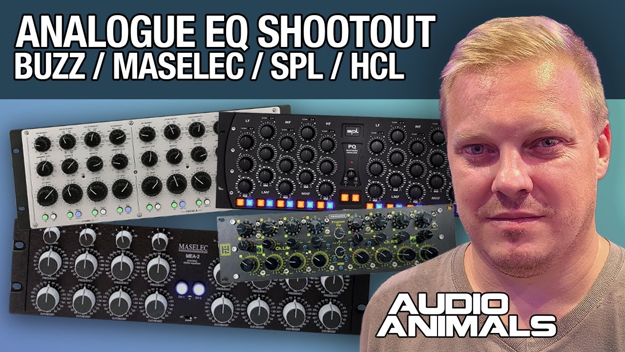 Analogue EQ Shootout - SPL PQ / Buzz REQ 2.2 / Maselec MEA-2 / HCL Thermos V3